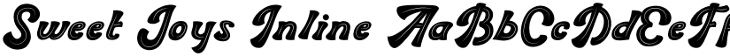 Sweet Joys Inline font