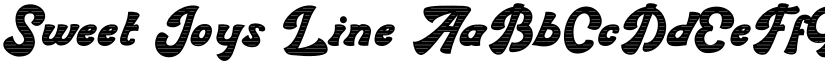 Sweet Joys Line font