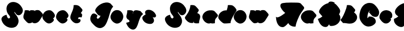 Sweet Joys Shadow font