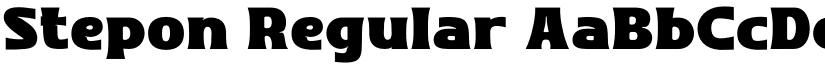 Stepon Regular font