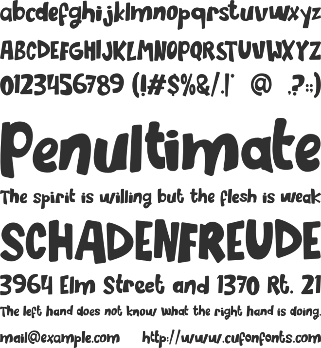 Savage Garden font preview