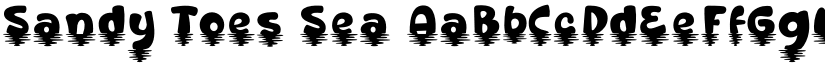 Sandy Toes Sea font
