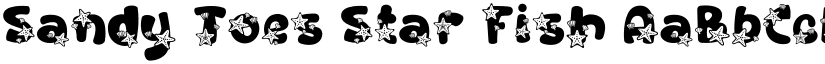 Sandy Toes Star Fish font