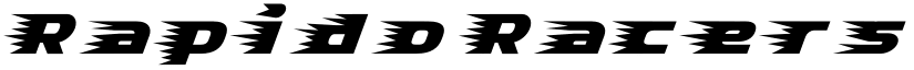 Rapido Racers Four font