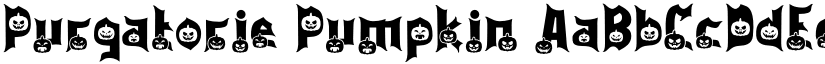 Purgatorie Pumpkin font