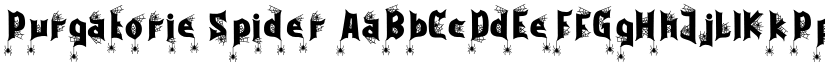 Purgatorie Spider font