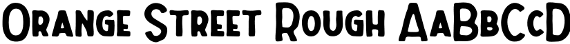 Orange Street Rough font