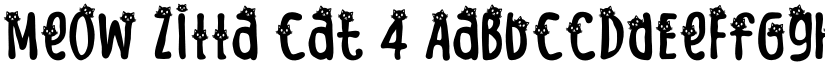 Meow Zilla Cat 4 font