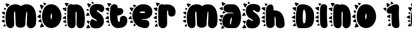 Monster Mash Dino 1 font