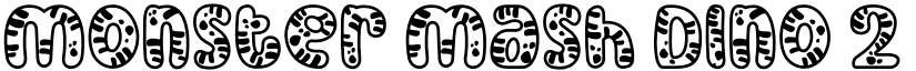 Monster Mash Dino 2 font