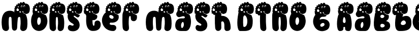 Monster Mash Dino 6 font