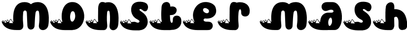 Monster Mash Monster 3 font
