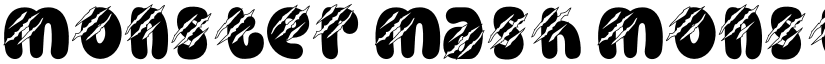 Monster Mash Monster 4 font