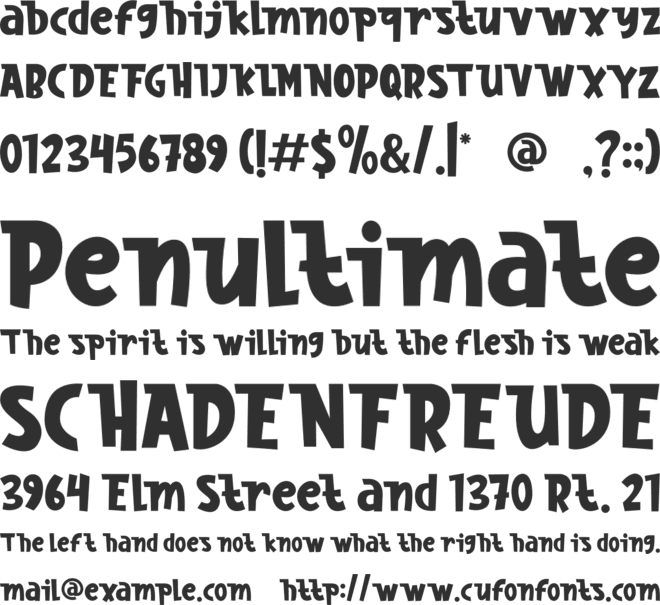 Nordic Whimsy font preview