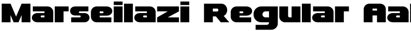 Marseilazi Regular font