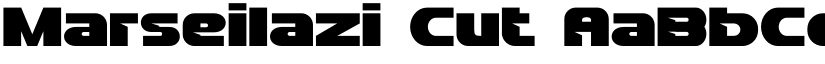 Marseilazi Cut font