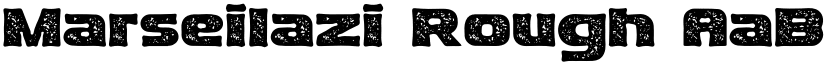 Marseilazi Rough font