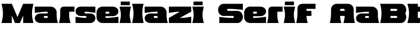 Marseilazi Serif font