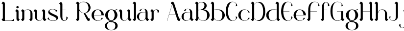 Linust Regular font