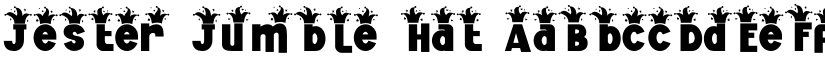 Jester Jumble Hat font