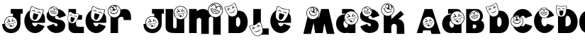 Jester Jumble Mask font