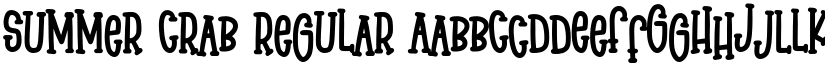 Summer Crab Regular font