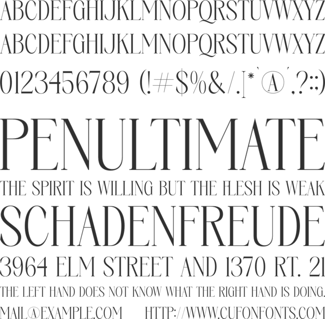 Meralin Sparkle font preview