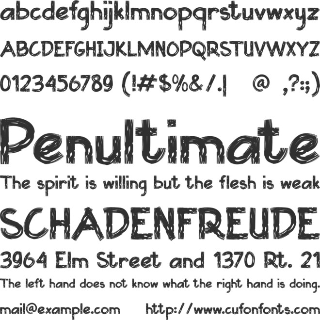 Ministry Of Defense font preview