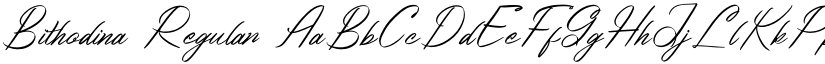 Bithodina Regular font