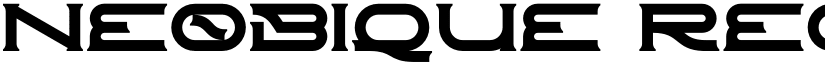 Neobique Regular font
