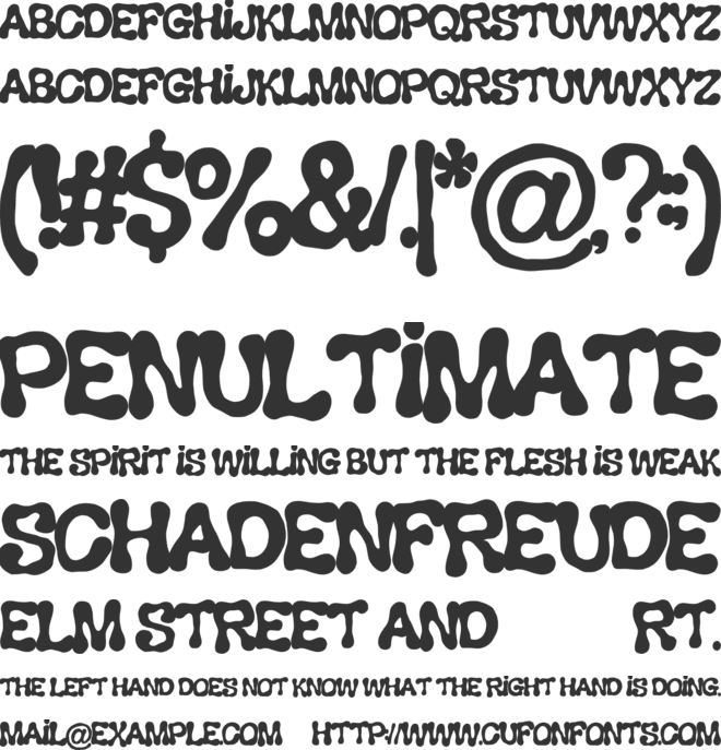 Grims Acid font preview