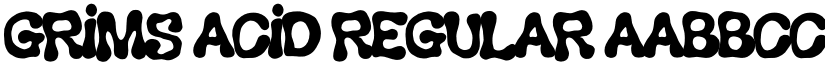 Grims Acid Regular font
