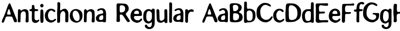Antichona Regular font