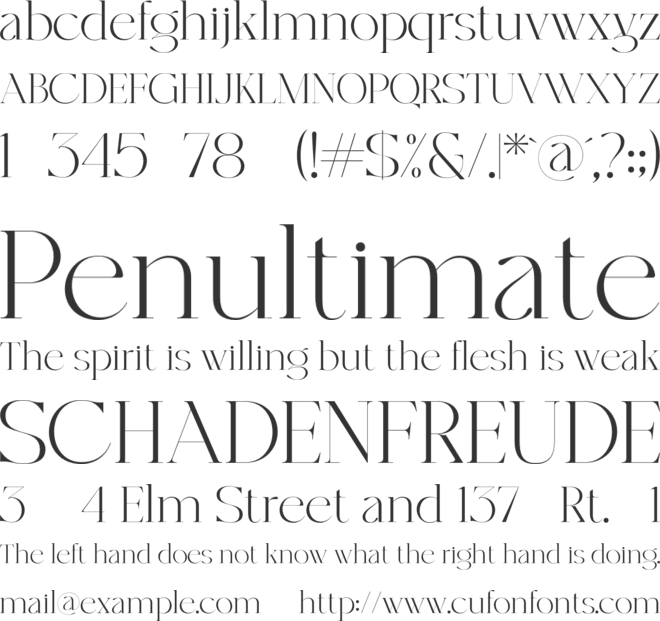 Rhiffiral font preview