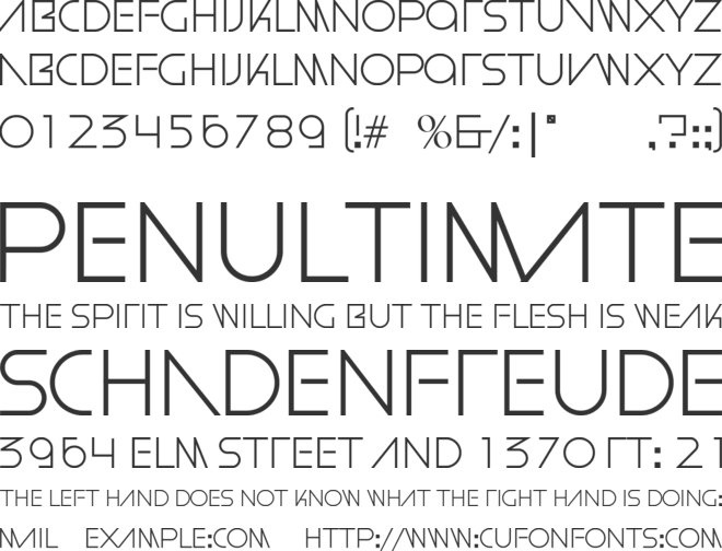 Rintvera font preview