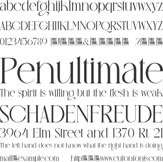 Raffa Alverado font preview