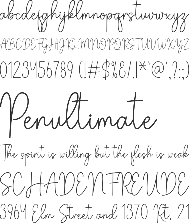 Baby Juwitta font preview