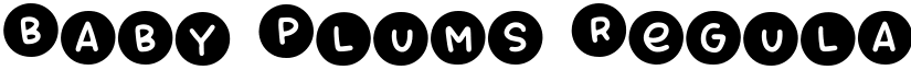 Baby Plums Regular font