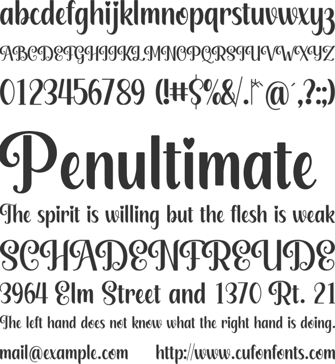 Madelyn font preview