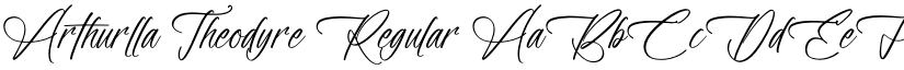 Arthurlla Theodyre font download