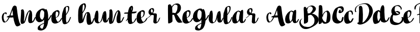 Angel hunter Regular font