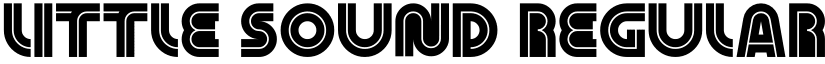 little sound Regular font