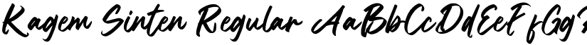 Kagem Sinten Regular font