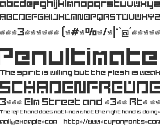 THEMIRU Trial font preview
