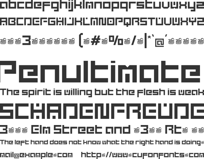 THEMIRU Trial font preview