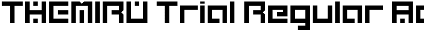 THEMIRU Trial Regular font