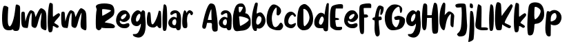 Umkm font download