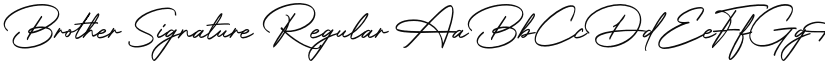 Brother Signature font download