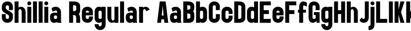 Shillia Regular font