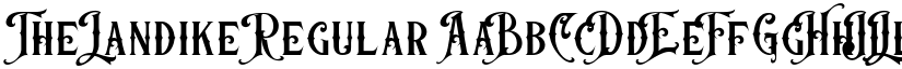 The Landike Regular font